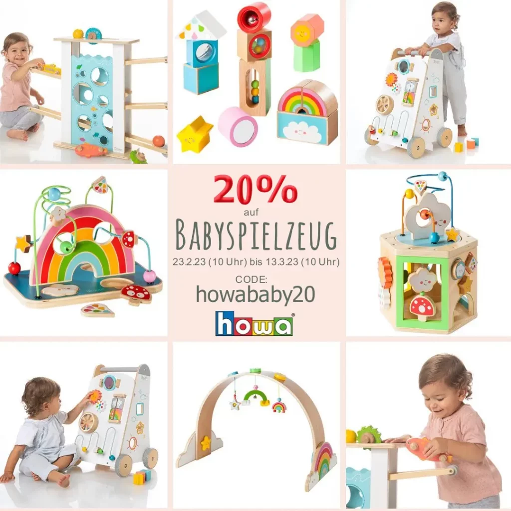 Babywochen 20% Gutschein Code auf howa Babyspielzeug Artikel