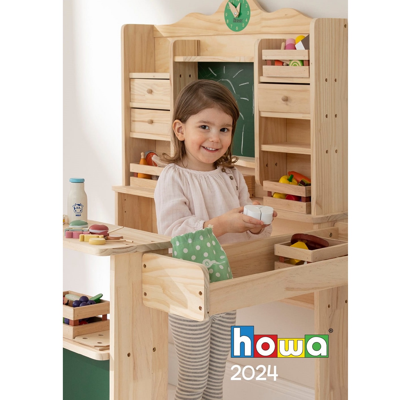 howa cucina per bambini in legno FoodieFun light con accessori da cucina  da 10 pezzi 48241