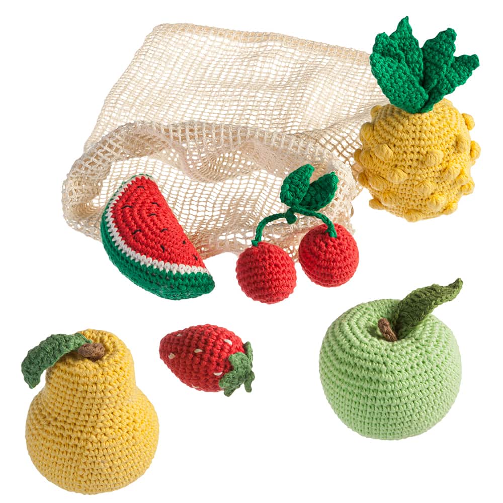 howa shop accessoires fruits au crochet 7 pièces 4888